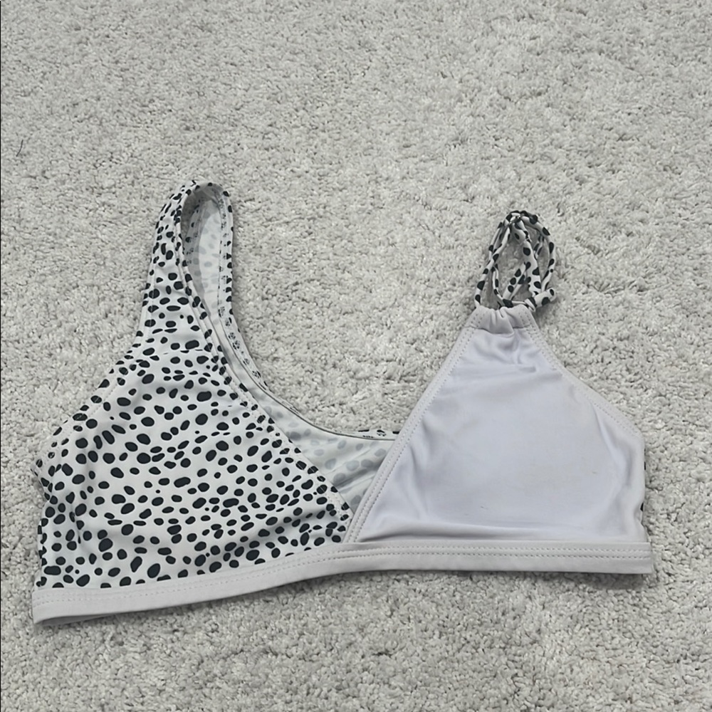 Spotted Black and White Women's Bikni